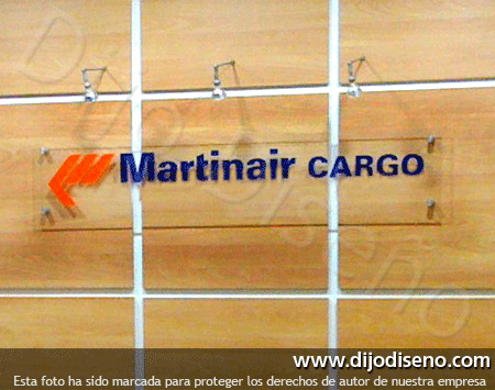 AVISO ACRÍLICO TRANSPARENTE