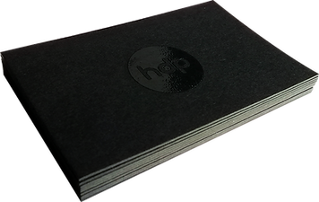 uv spot business cards