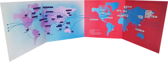 Long Size Folded Brochure printing
