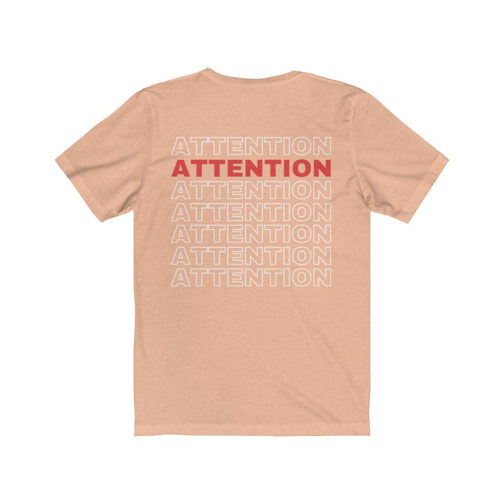 Thumbnail: ''ATTENTION'' Unisex Tee