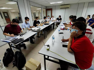 20.10.2021 召开备战工作汇报会议 