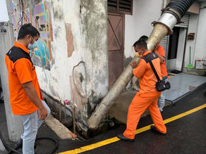 04.08.2021 马六甲市老街区沟渠问题实地研究及清理