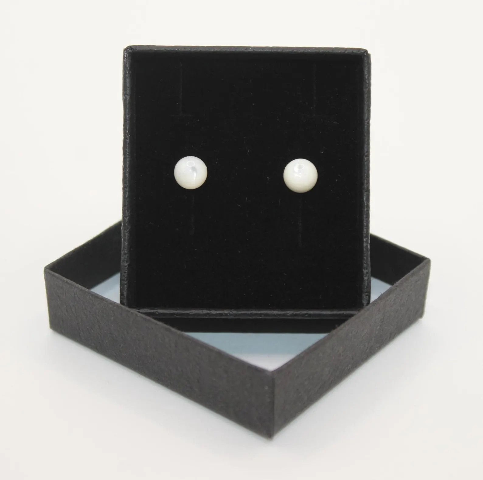Mother of Pearl - MOP ball stud earrings