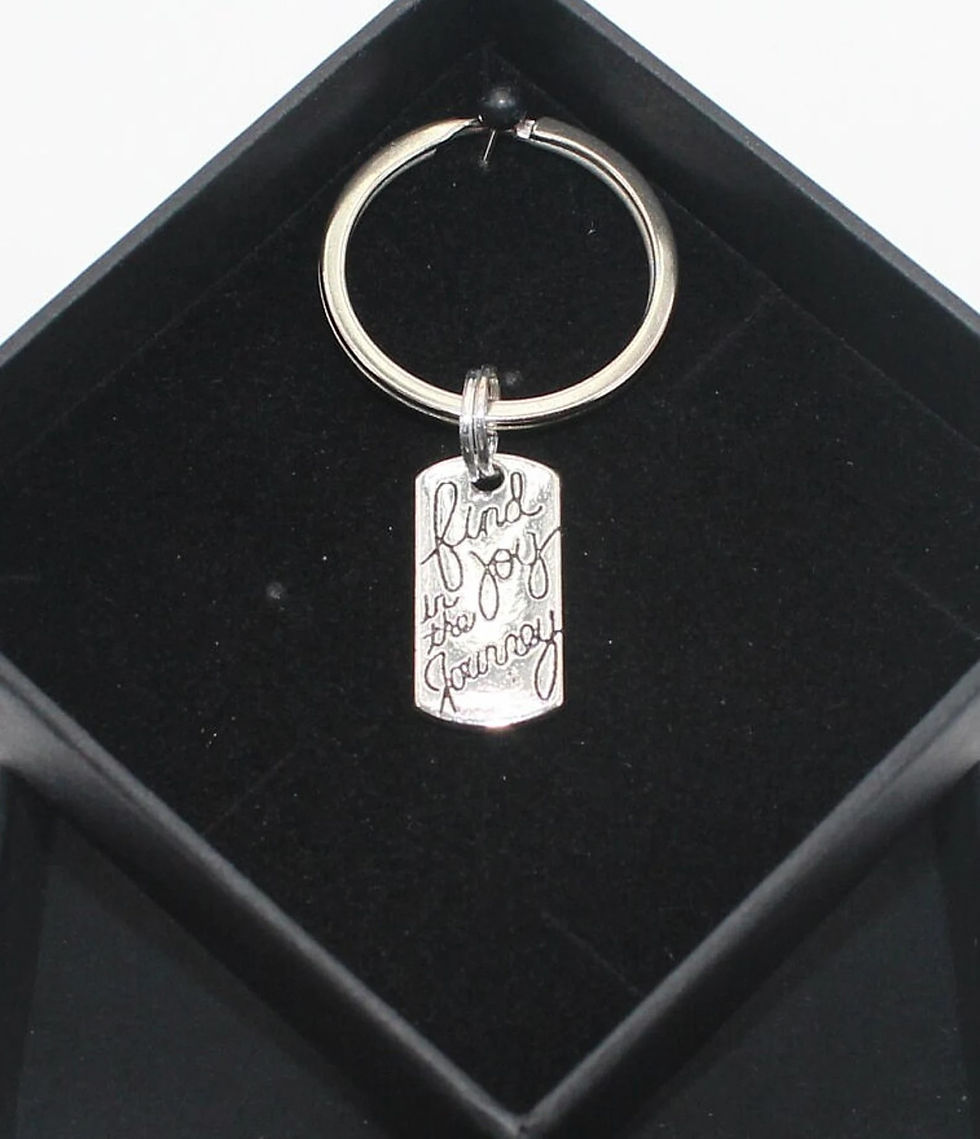 Thumbnail: Find Joy In The Journey key ring