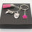 Thumbnail: Cowboy boot and Stetson key ring - Hot Pink