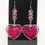 Thumbnail: Glitter Bomb Heart - Glitter resin drop earrings