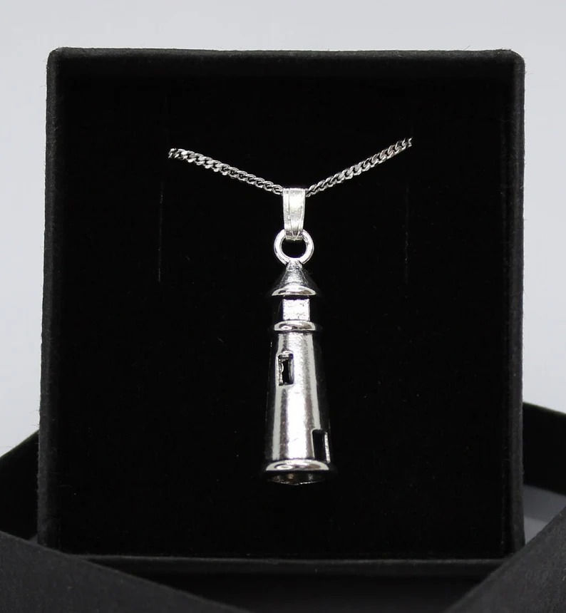 Thumbnail: Lighthouse pendant necklace