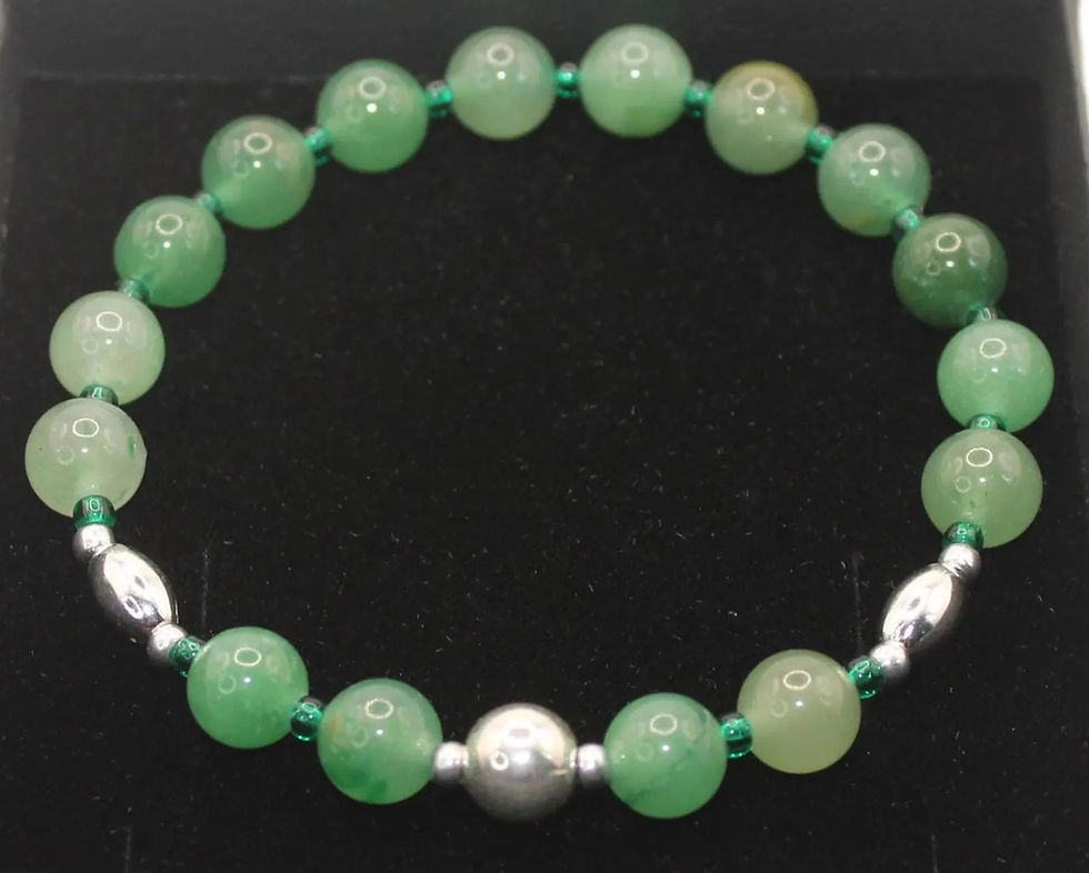 Thumbnail: Aventurine 8mm beaded bracelet