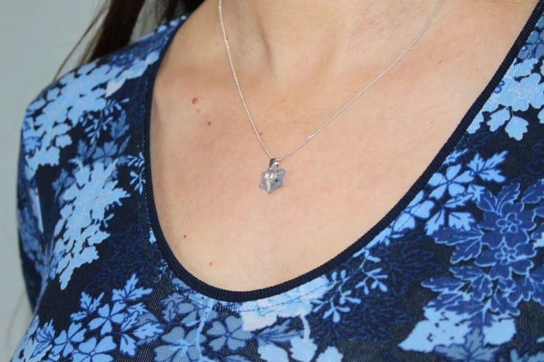 Thumbnail: Edelweiss Crystal drop earrings and pendant necklace set