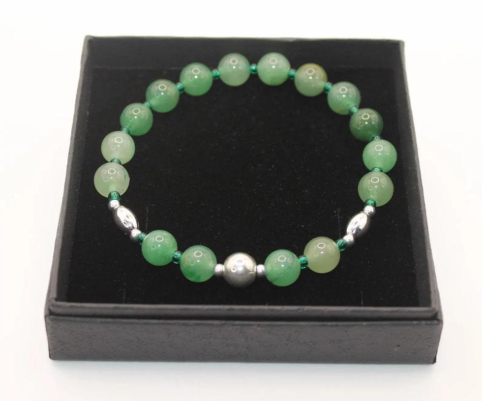 Thumbnail: Aventurine 8mm beaded bracelet