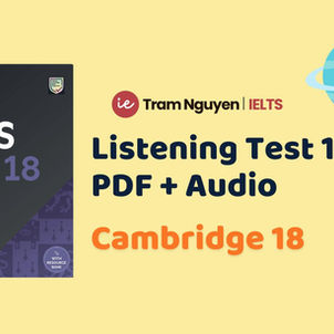 IELTS Listening Cambridge 18 Test 1