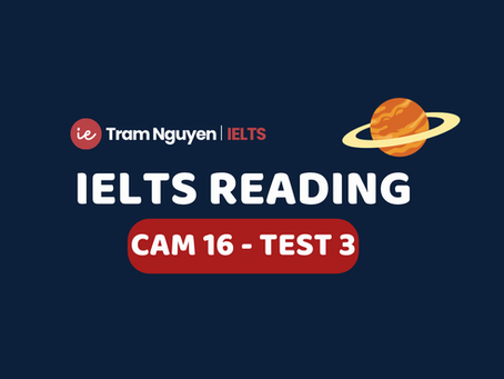 IELTS Reading Cambridge 16 Test 3
