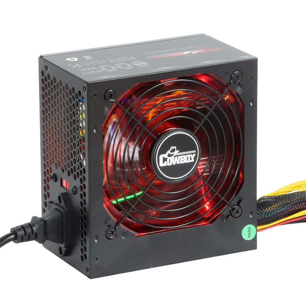 Miniatura: Fonte ATX 600W Para PC Bivolt Com Cooler Silencioso e Proteções Internas