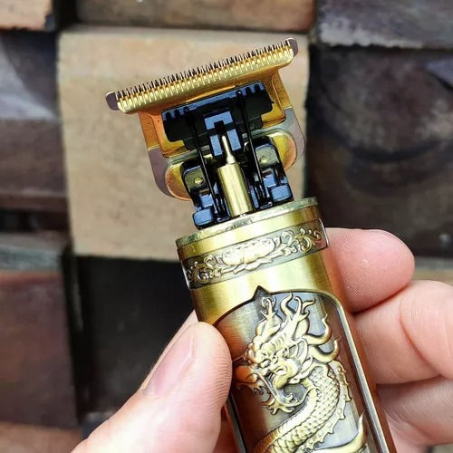 Miniatura: Máquina De Cortar Cabelo E Barba Profissional Recarrega Designer Dragão