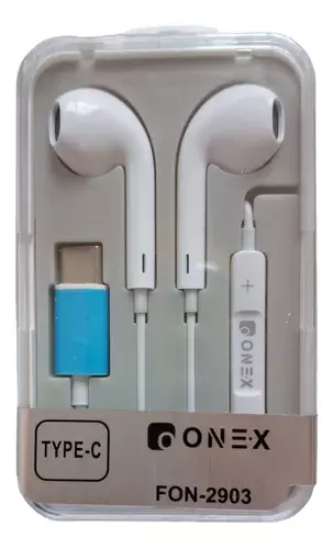 Fone De Ouvido Tipo C Branco Onex