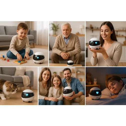 Miniatura: Camera Robo Smart De Vigilancia Inteligente Enabot Ebo Se