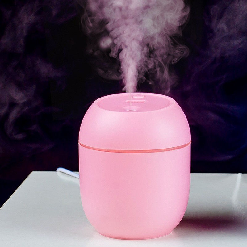 Mini Umidificador Difusor Aromatizador Egg Portátil USB LED