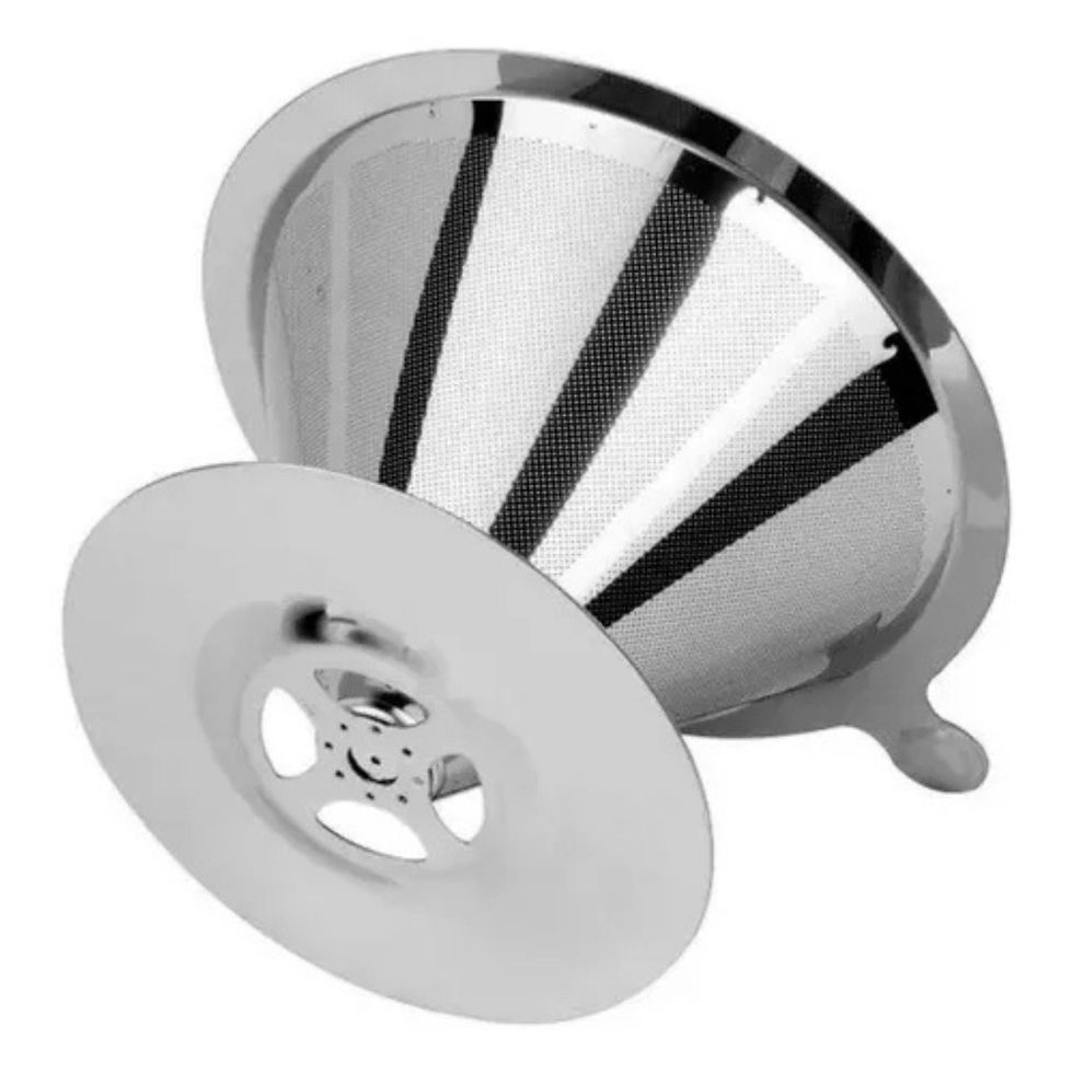 Miniatura: Coador de Café Aço Inox 103 Permanente Reutilizável Filtro Ecológico