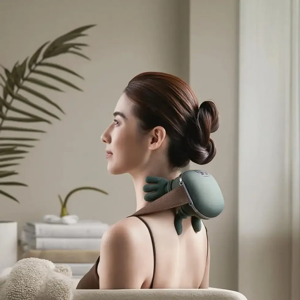 Miniatura: Massageador De Pescoço Bionics Com Dedos, Massageador Com Mãos