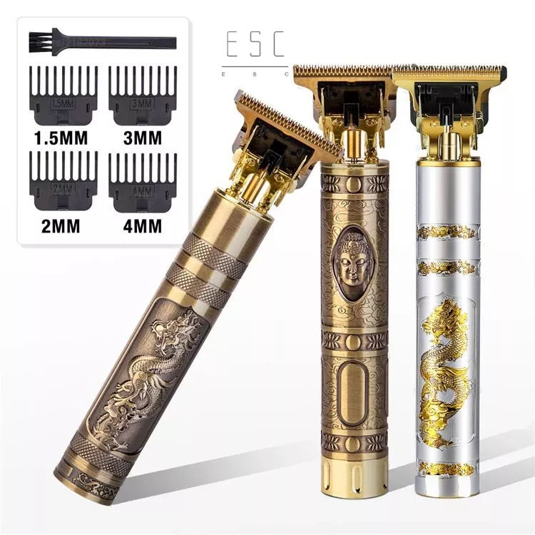 Miniatura: Máquina De Cortar Cabelo Para Barba Masculina Designer Aleatório Elétri