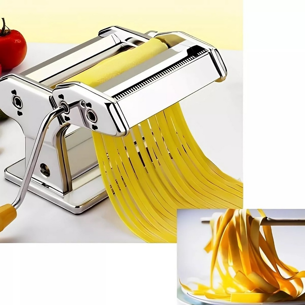 Maquina de Massas Inox Fazer Macarrão BMAX BM-F963 Cozinha