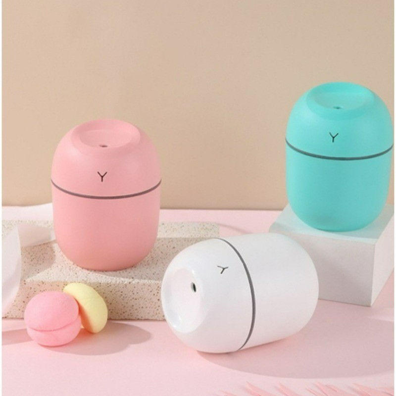 Mini Umidificador Difusor Aromatizador Egg Portátil USB LED