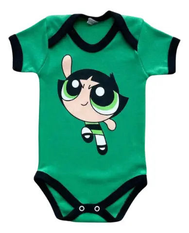 Body Bebê Mêsversário Temático Meninas Super Poderosas