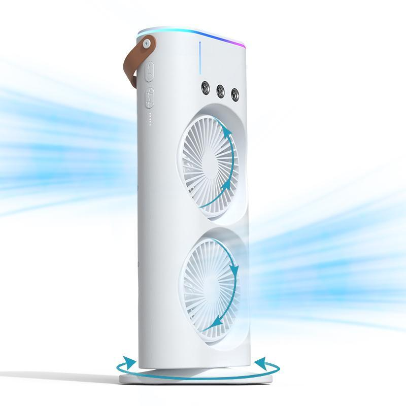 Miniatura: Umidificador Dupla Camada Ventilador Climatizador Ar C/ Reservatório