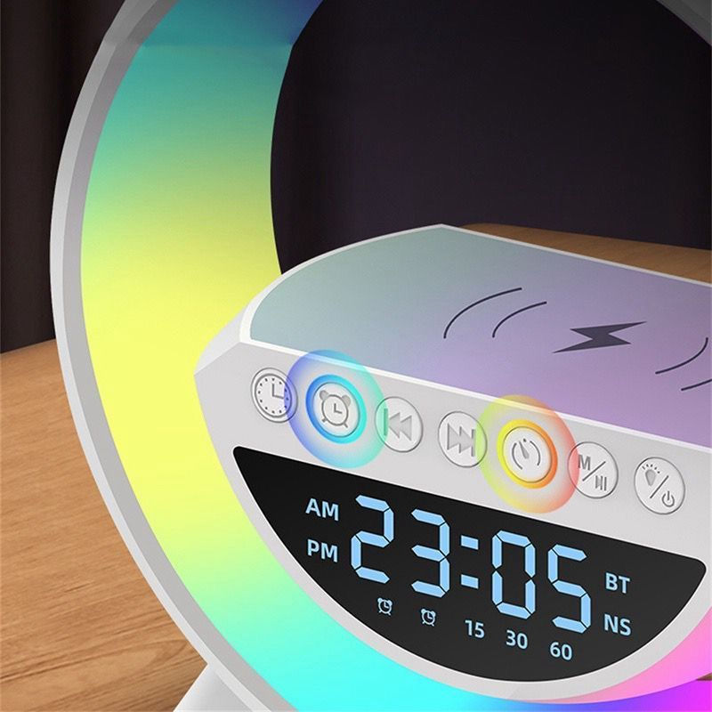 Caixa de Som e Luminária G-Speaker C/ Relógio Atmosphere Smart Bluetooth 3 em 1