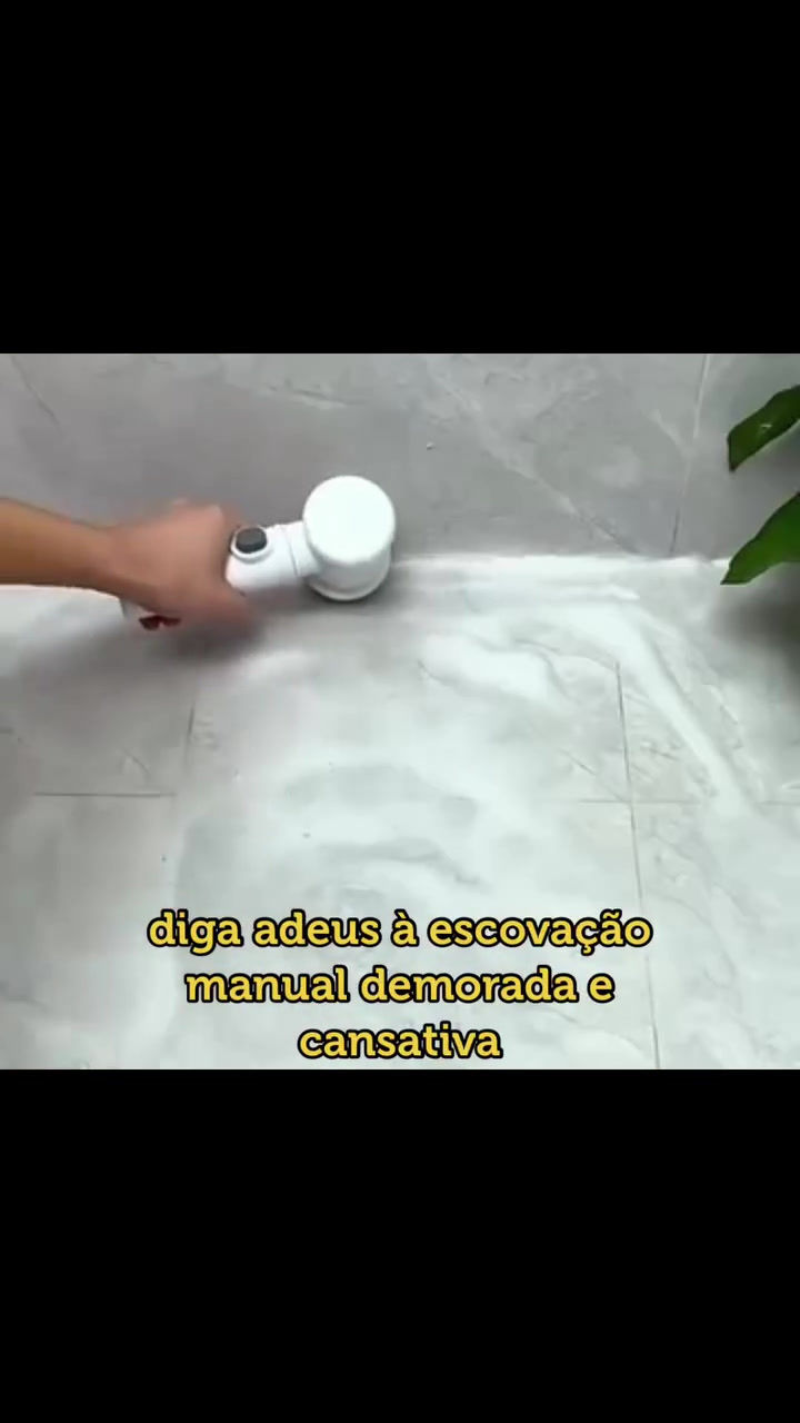 Miniatura: Escova Elétrica De Limpeza Giratória Sem Fio Multiuso 3 em 1 Usb