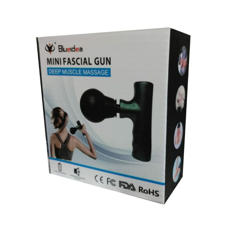 Mini Massageador Pistola Recarregável Fascial Gun