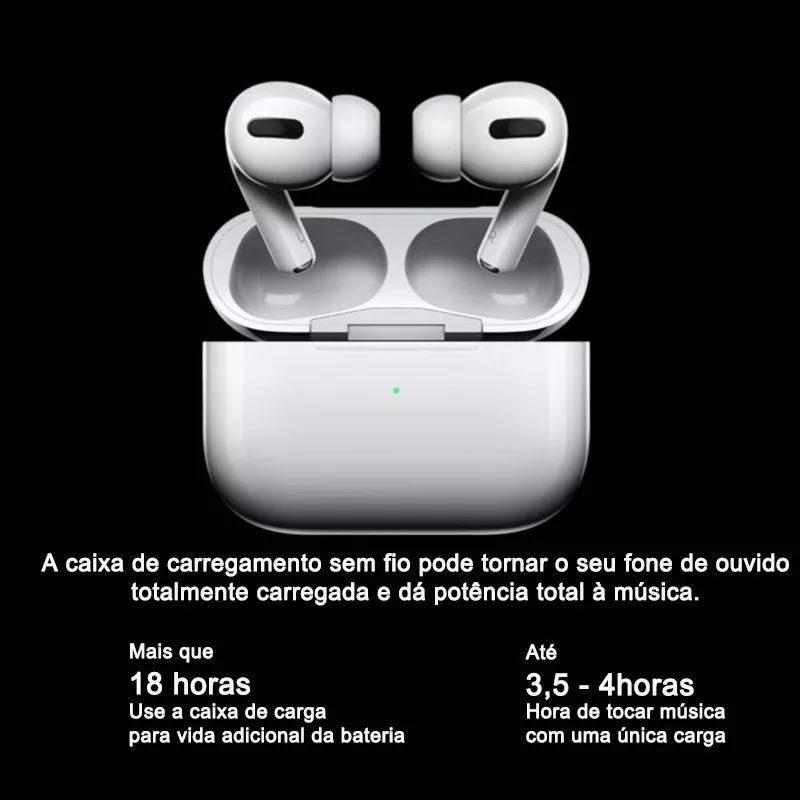 Fone de Ouvido AirPods Pro 2ª Geração Sem Fio Estojo Magsafe A2931 A270