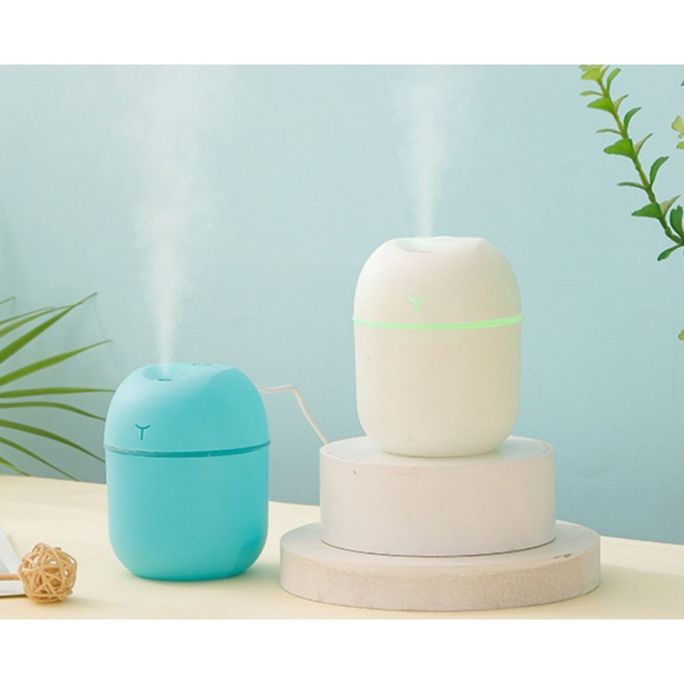Mini Umidificador Difusor Aromatizador Egg Portátil USB LED
