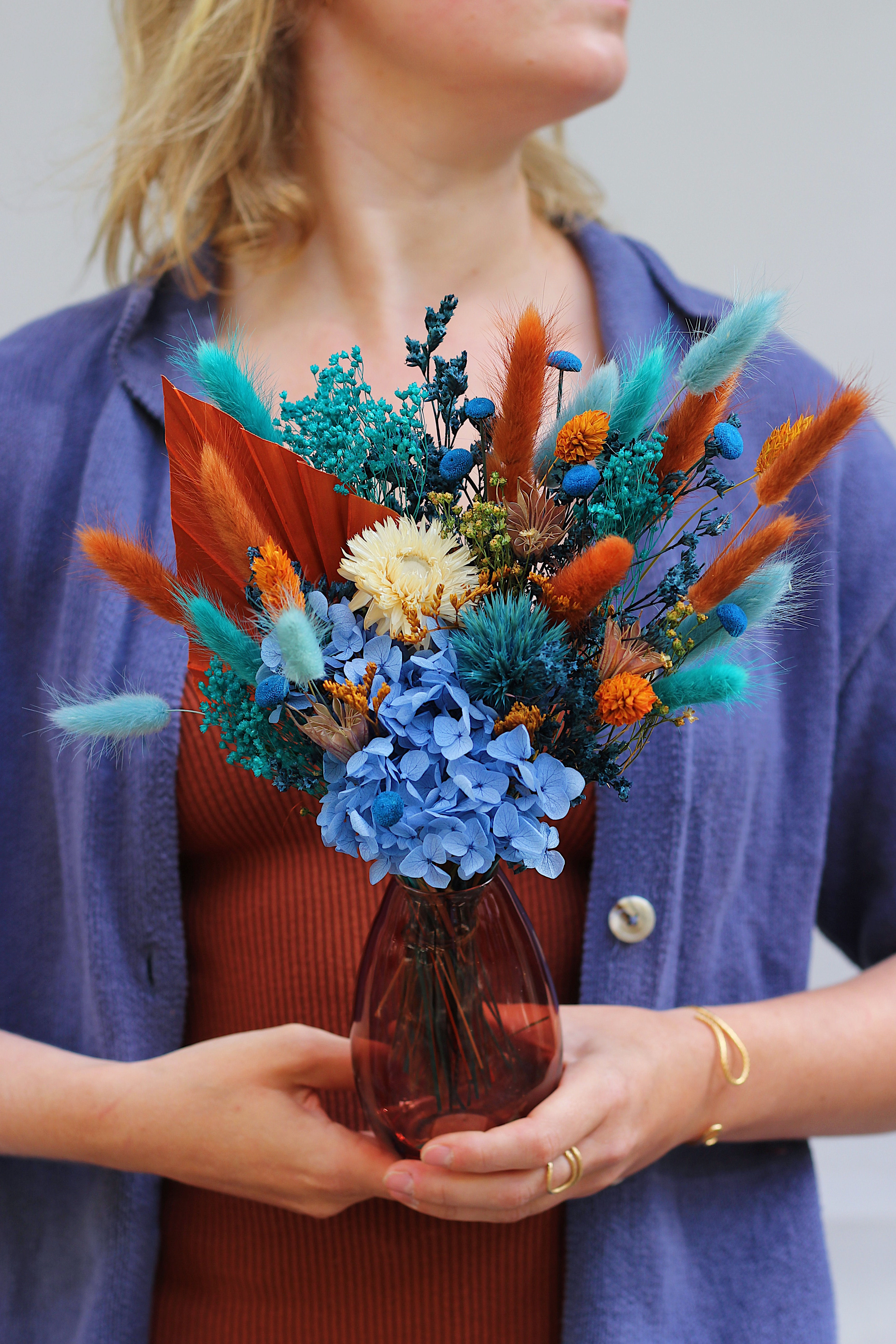 Bouquet Caramel bleu