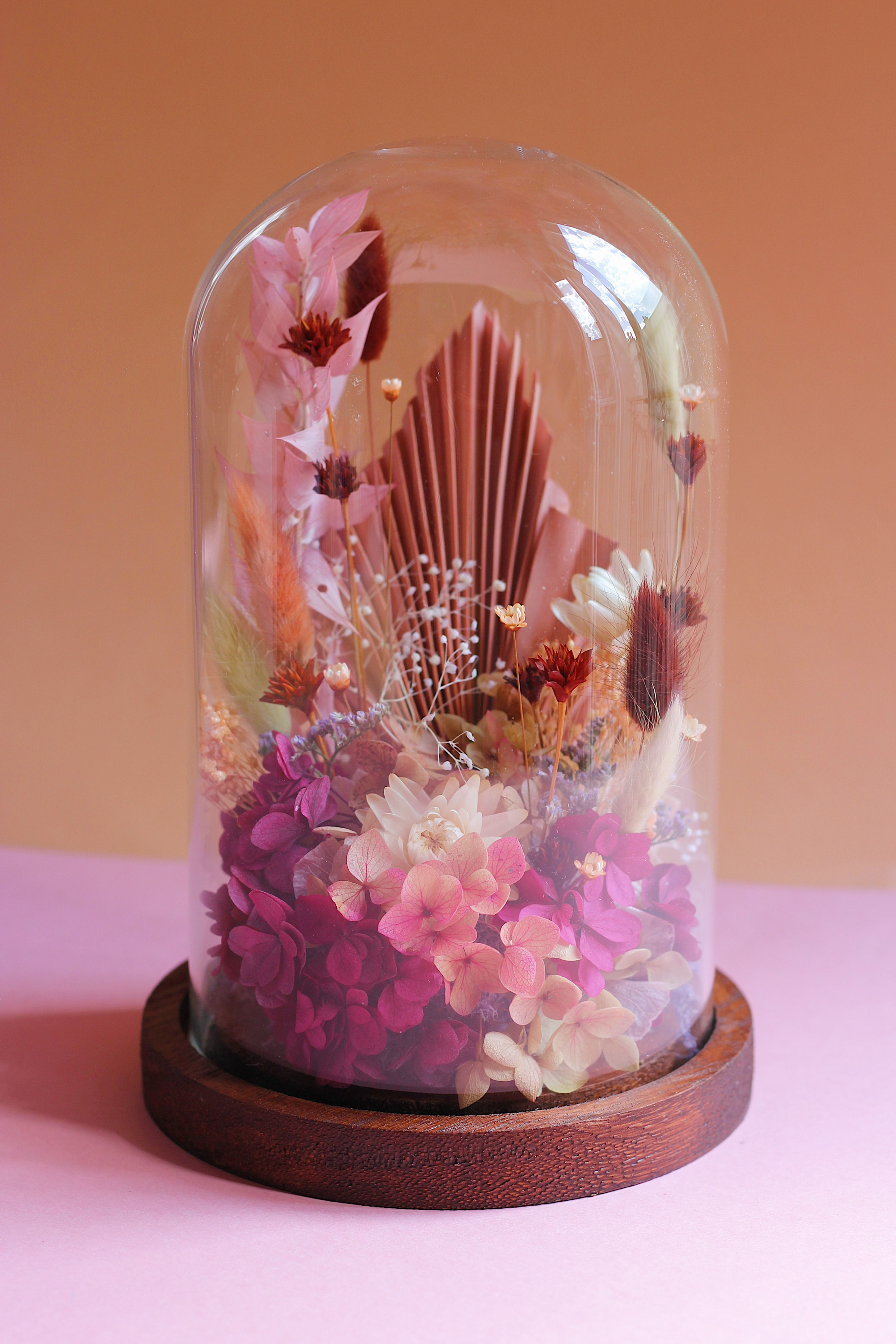 Grande cloche Poire acajou