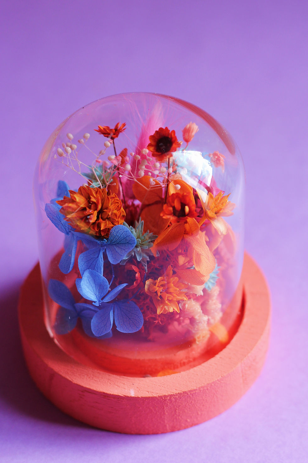Miniature : Mini cloche Melon rose