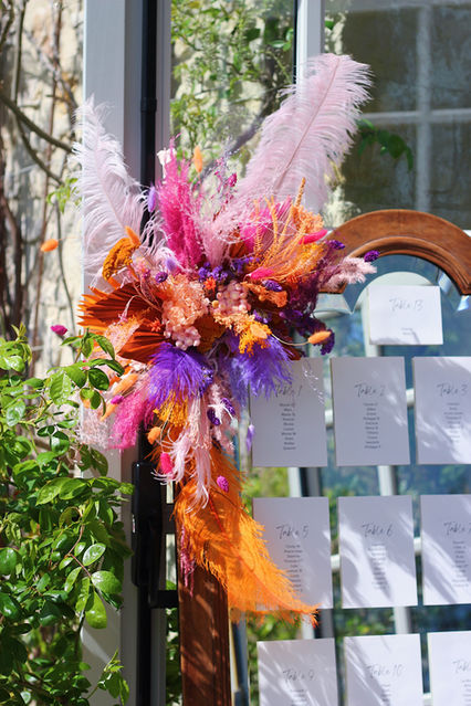 Décoration durable en fleurs séchées pour fleurir votre futur mariage