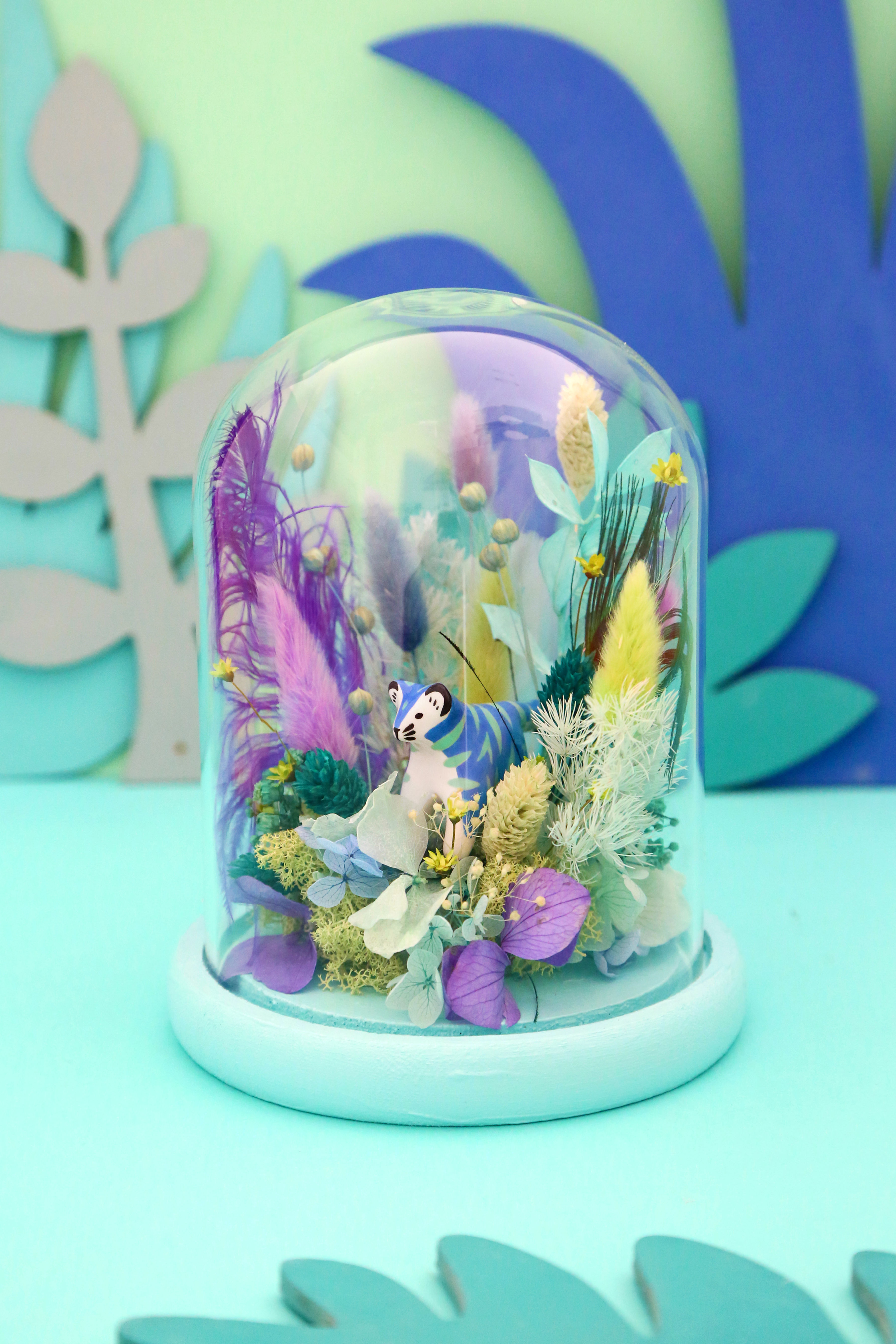 Cloche "Le tigre et la jungle bleue"