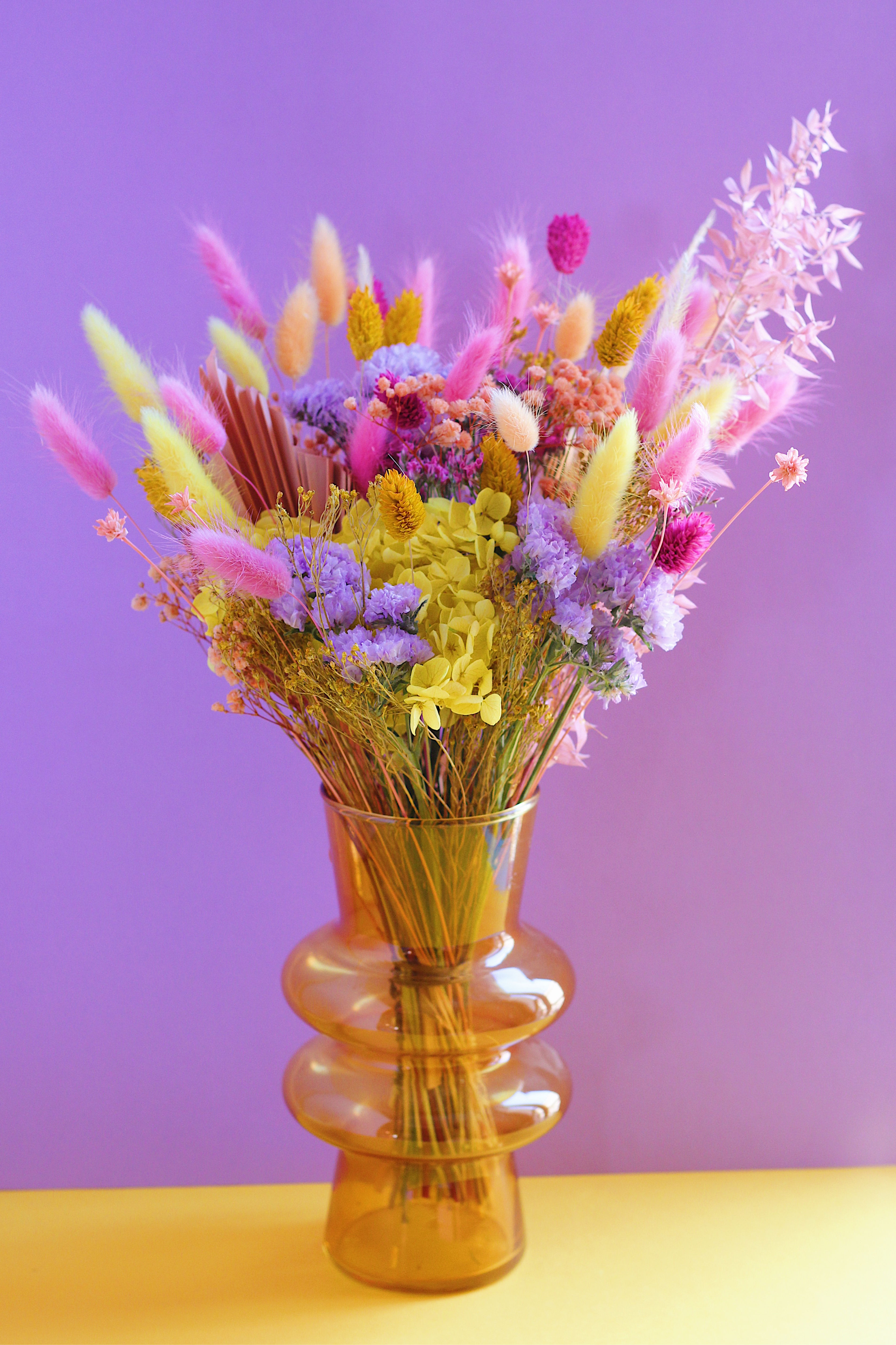 Moyen bouquet Citron mauve