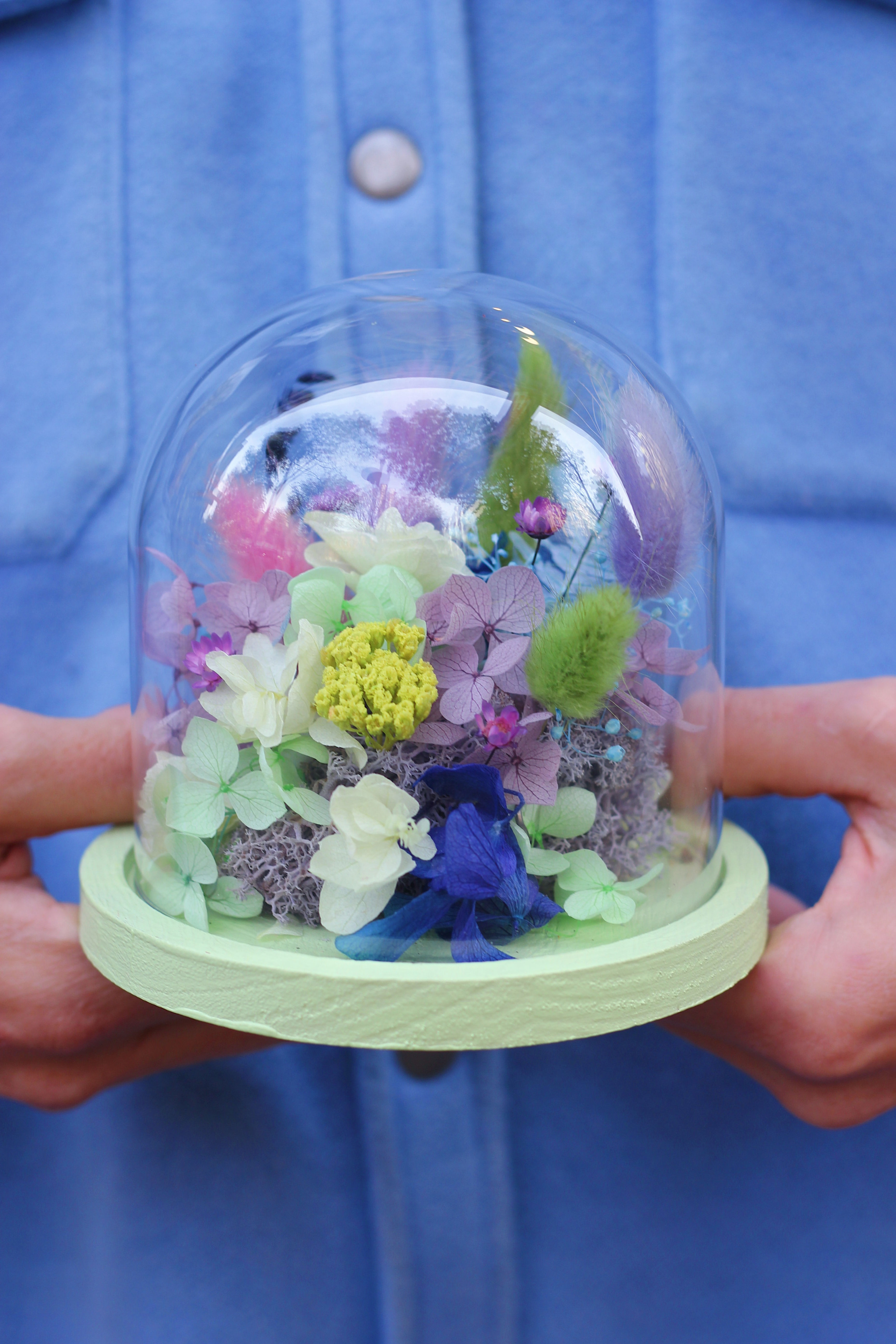 Petite cloche Lavande verte