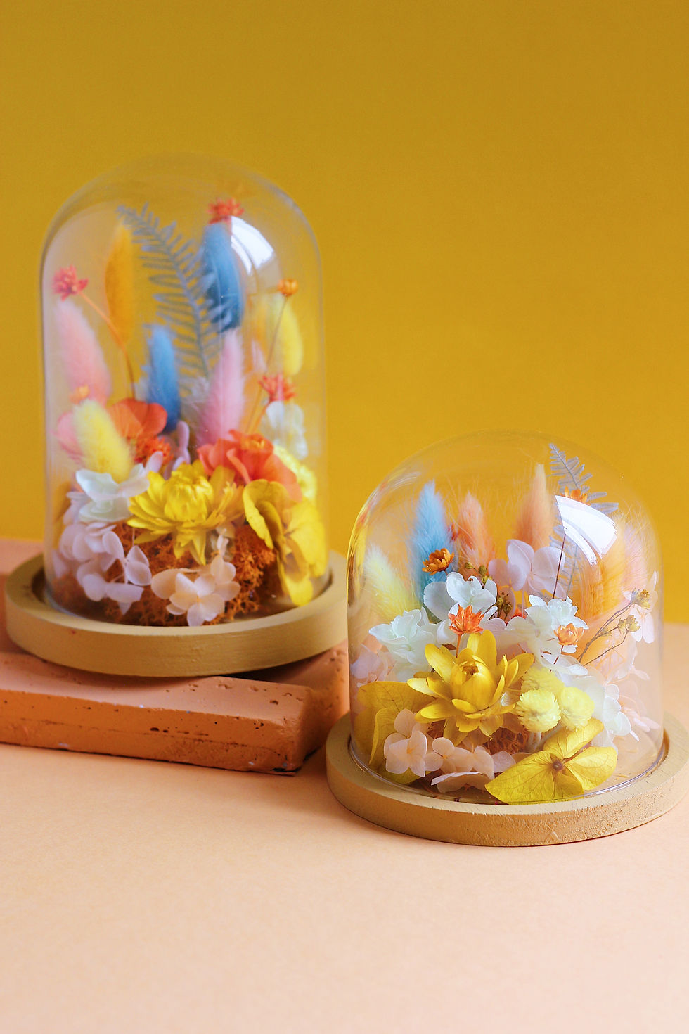 Miniature : Moyenne cloche Miel orange
