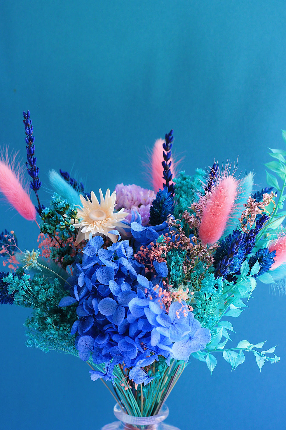 Miniature : Bouquet Framboise bleue