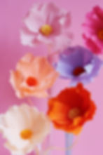Cosmos coloré fleur en papier Célestine Morel Paris 20