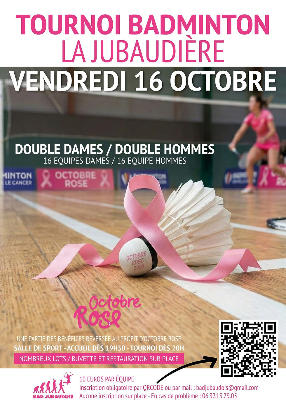 Tournoi de badminton solidaire