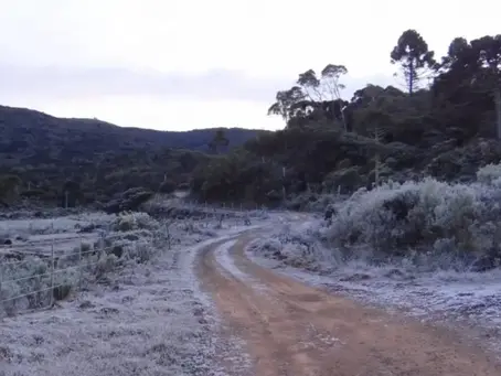 Brasil tem cidades com temperaturas chegando a -8°C