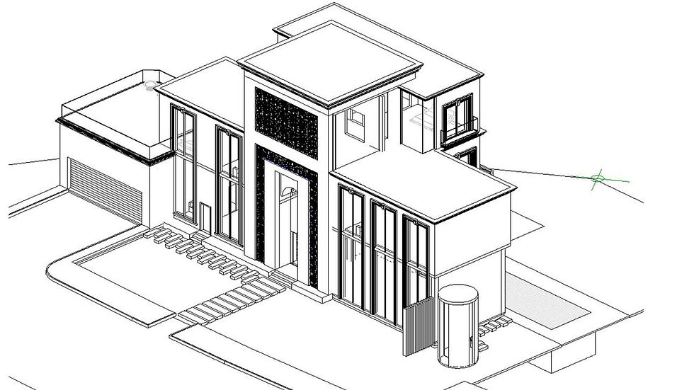 Thumbnail: Classic villa Revit and Lumion with 3d grass