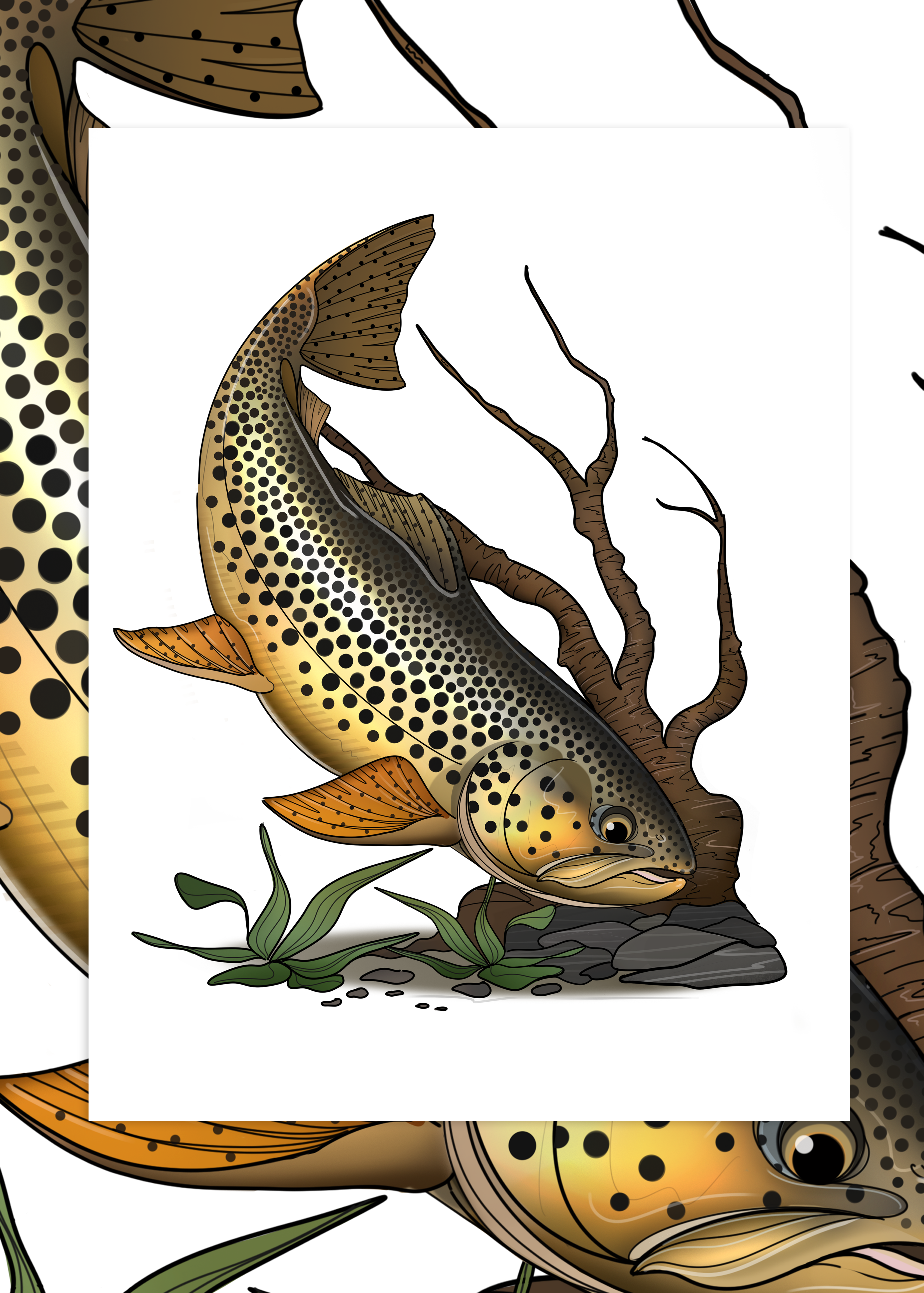 Butter Brown - Print