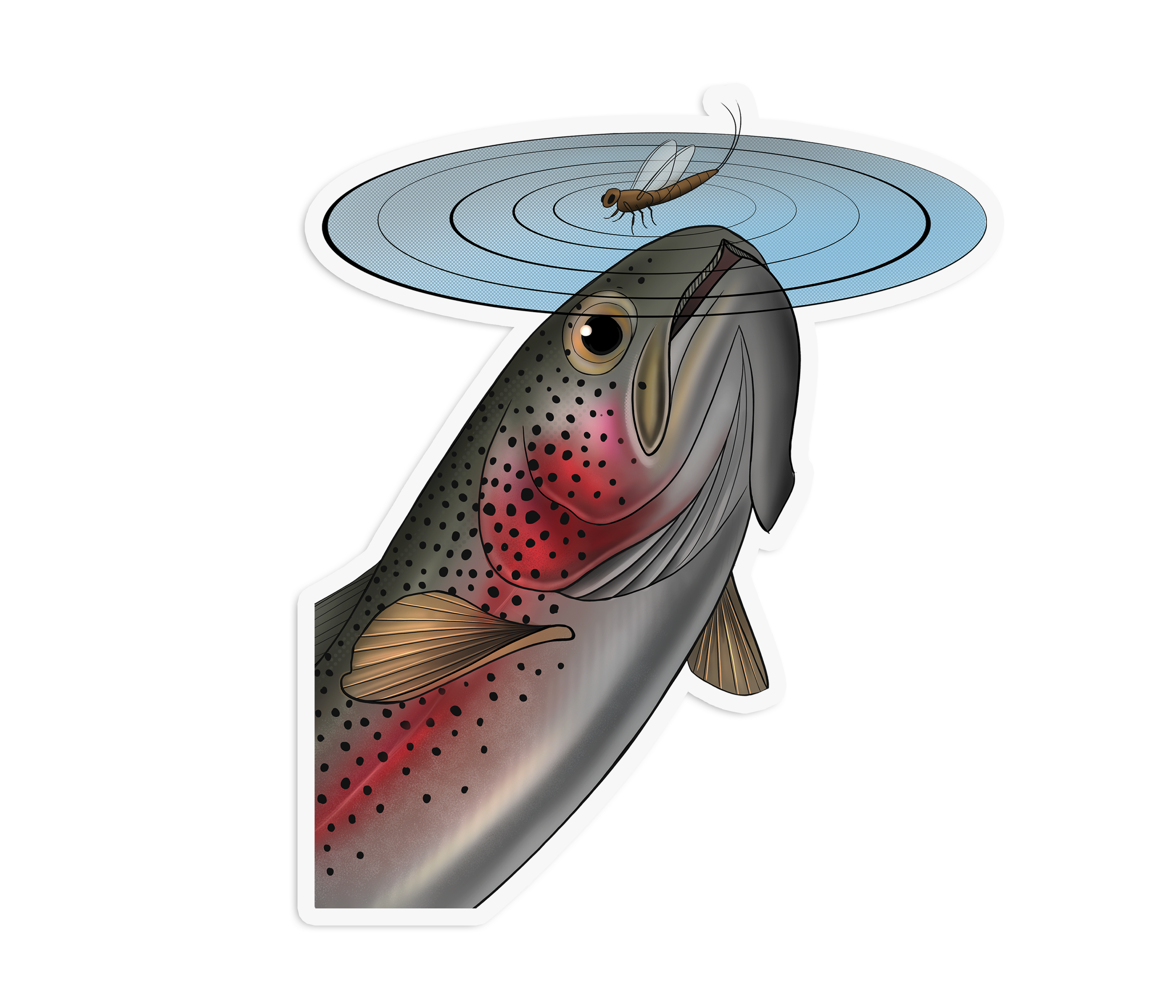 Rising Rainbow - Waterproof Sticker