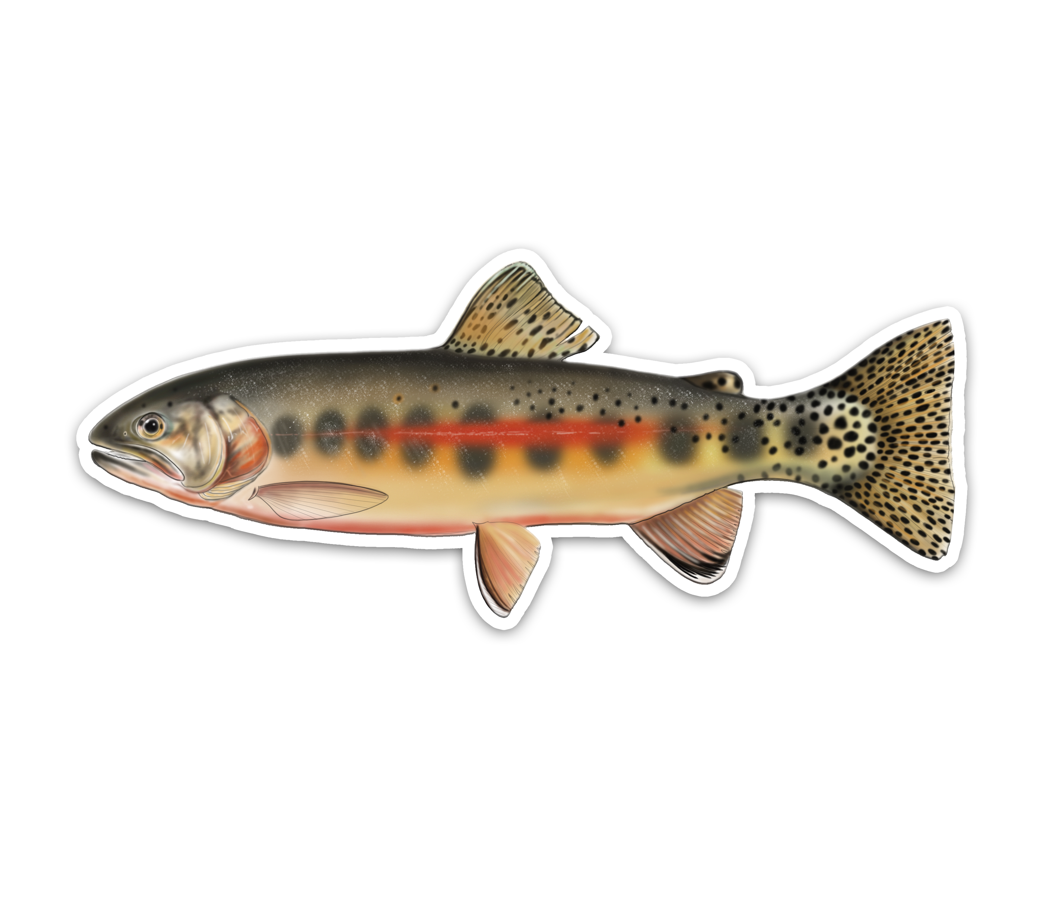 Golden Trout - Waterproof Sticker