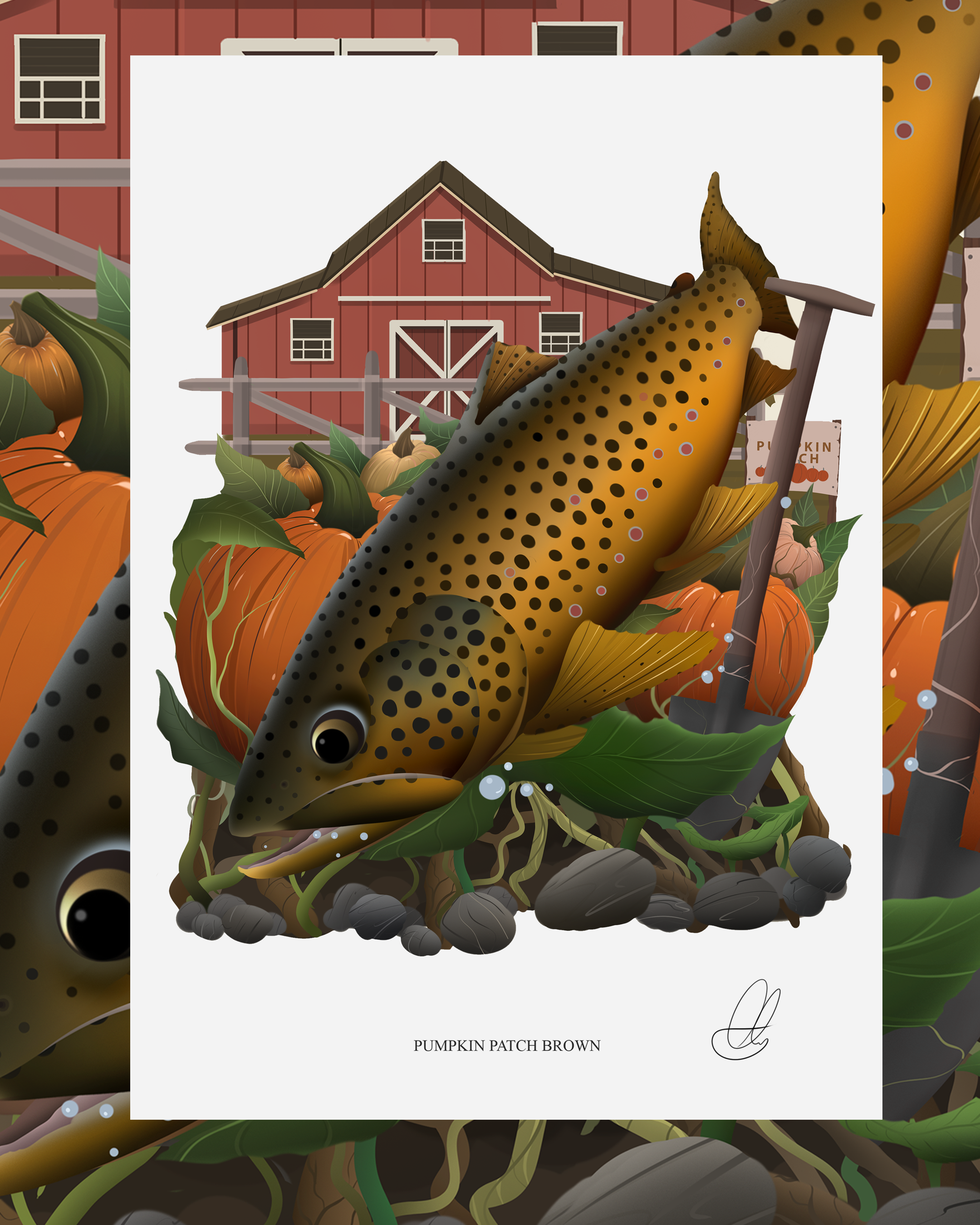 Pumpkin Patch Brown - Limited Print (1/50)